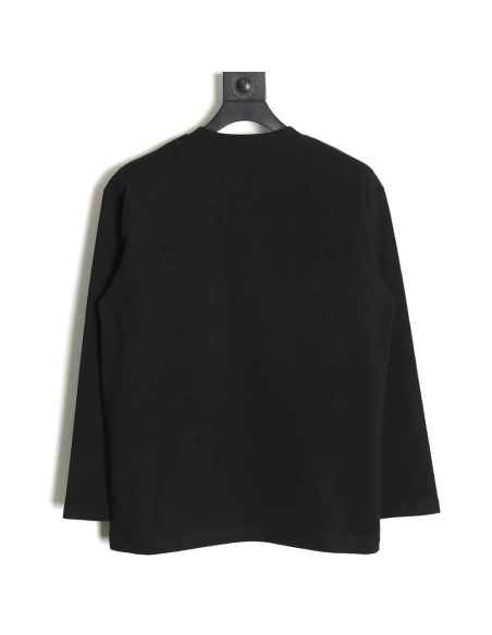 Prada pocket triangle metal logo long sleeve T-shirt TSK1,All order with free shipping Prada