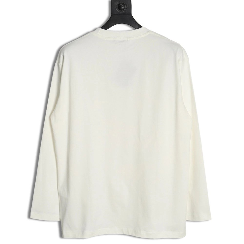 Prada pocket triangle metal logo long sleeve T-shirt,All order with free shipping Prada