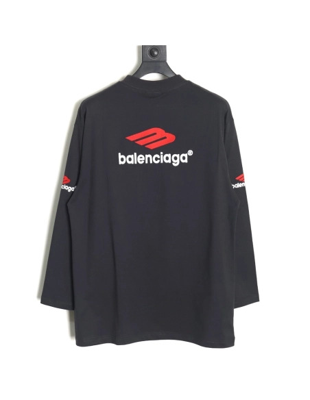Balenciaga 3B embroidered logo long-sleeved T-shirt TSK1,All order with free shipping Balenciaga