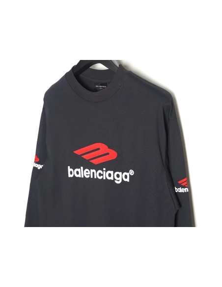Balenciaga 3B embroidered logo long-sleeved T-shirt TSK1,All order with free shipping Balenciaga