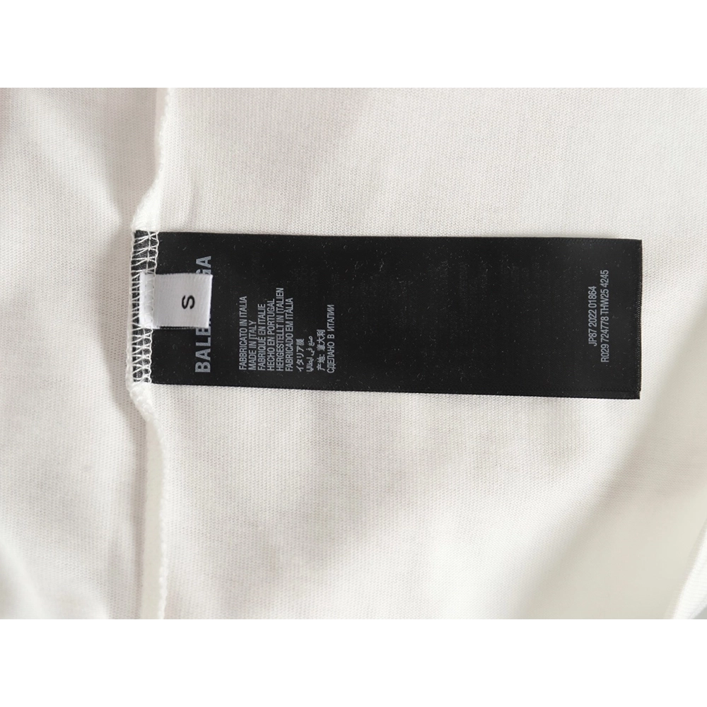 Balenciaga 3B embroidered logo long-sleeved T-shirt,All order with free shipping Balenciaga