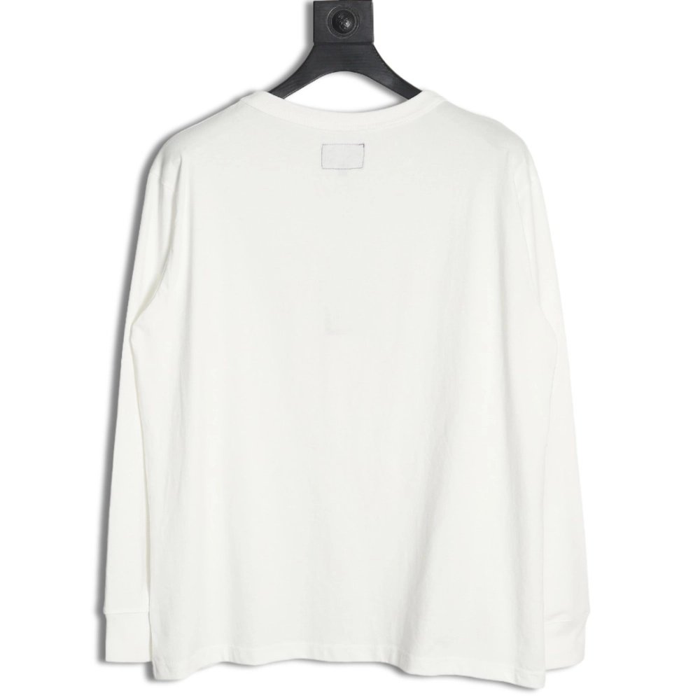 The North Face Purple Logo Embroidered Long Sleeve T-Shirt,All order with free shipping The North Face