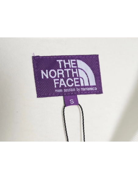 The North Face Purple Logo Embroidered Long Sleeve T-Shirt,All order with free shipping The North Face