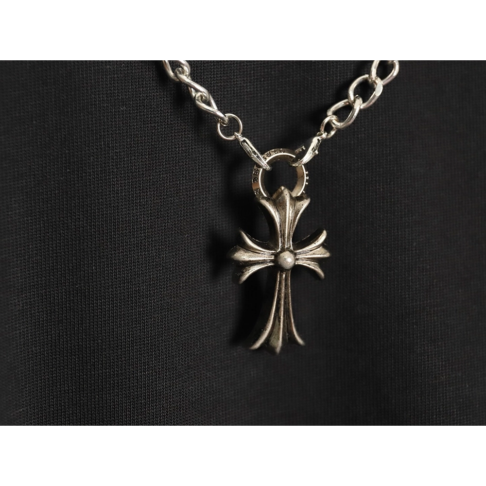 Chrome hearts hardware cross pendant long-sleeved T-shirt TSK2,All order with free shipping Chrome Hearts with free shipping