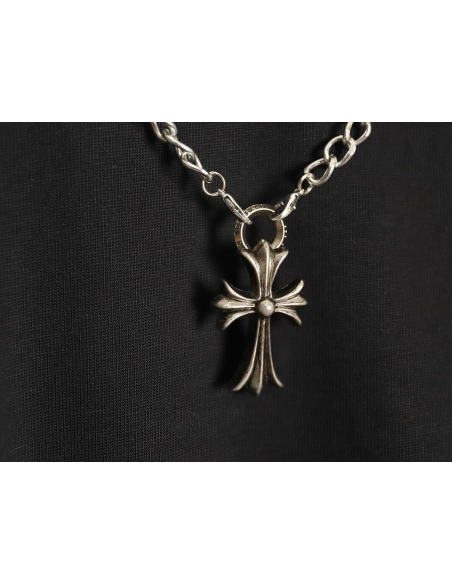 Chrome hearts hardware cross pendant long-sleeved T-shirt TSK2,All order with free shipping Chrome Hearts with free shipping