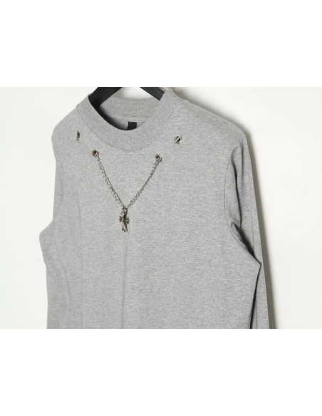 Chrome hearts hardware cross pendant long-sleeved T-shirt TSK1,All order with free shipping Chrome Hearts with free shipping