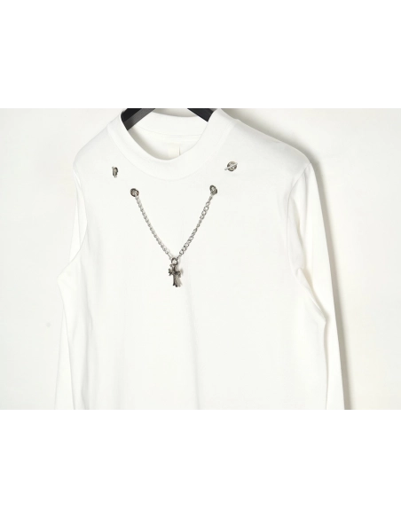 Chrome hearts hardware cross pendant long-sleeved T-shirt,All order with free shipping Chrome Hearts with free shipping