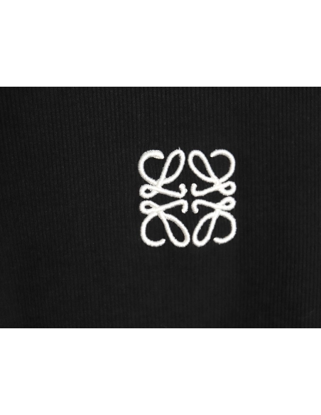 Loewe embroidered logo waffle long-sleeved T-shirt TSK1,All order with free shipping Loewe