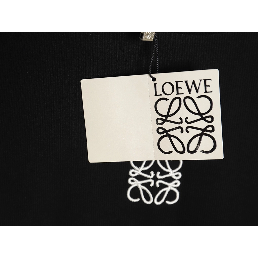Loewe embroidered logo waffle long-sleeved T-shirt TSK1,All order with free shipping Loewe