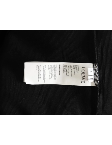 Loewe embroidered logo waffle long-sleeved T-shirt TSK1,All order with free shipping Loewe