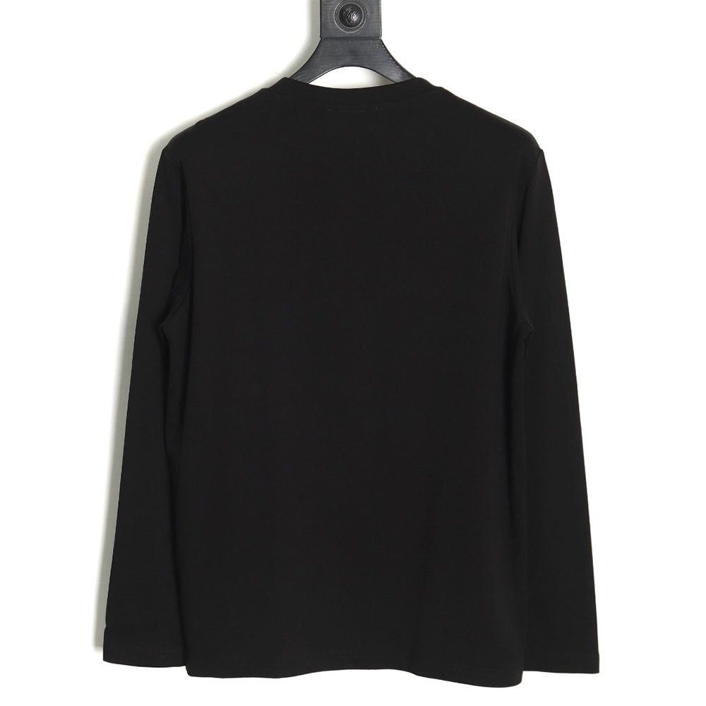 Ami small heart logo embroidered long sleeve T-shirt TSK1,All order with free shipping Ami