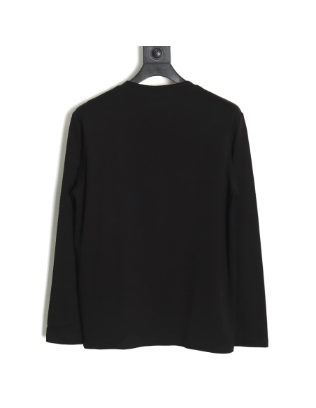 Ami small heart logo embroidered long sleeve T-shirt TSK1,All order with free shipping Ami