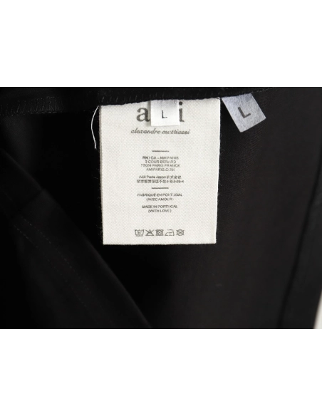 Ami small heart logo embroidered long sleeve T-shirt TSK1,All order with free shipping Ami