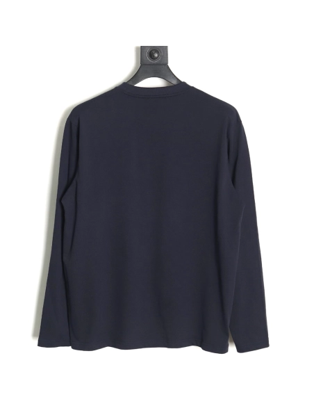 Miu Miu long-sleeved T-shirt with gold logo embroidery,All order with free shipping Miu Miu
