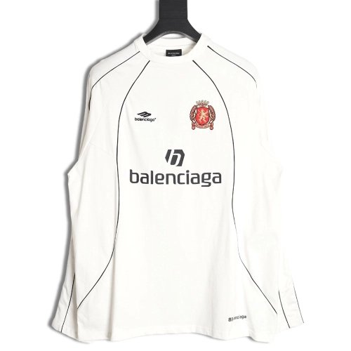 Balenciaga 24SS embroidered long-sleeved T-shirt,All order with free shipping Balenciaga