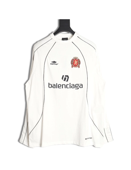 Balenciaga 24SS embroidered long-sleeved T-shirt,All order with free shipping Balenciaga