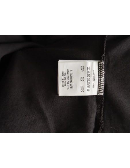 Bape small logo embroidered long sleeve T-shirt TSK1,All order with free shipping Bape