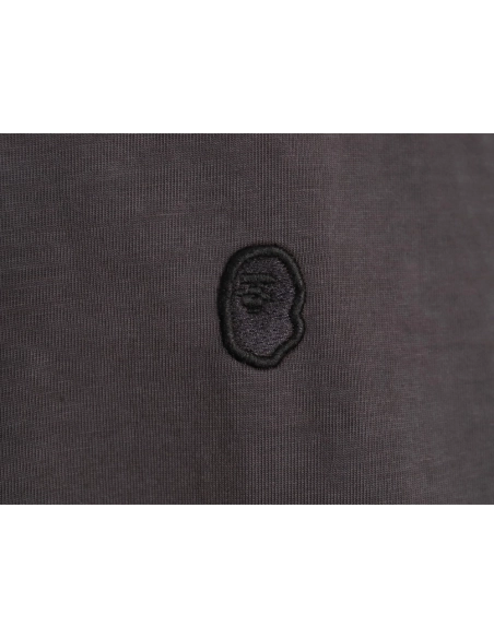 Bape small logo embroidered long sleeve T-shirt TSK1,All order with free shipping Bape