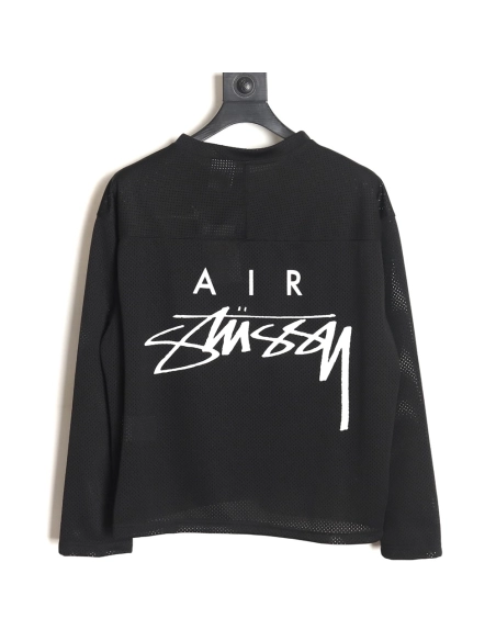 Stussy NIKE joint 24SS mesh long-sleeved T-shirt TSK2,All order with free shipping Stussy