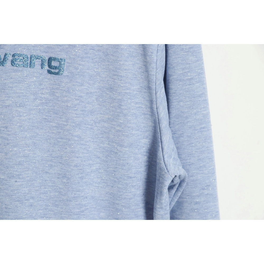 Discount Alexander Wang 23FW glitter long-sleeved T-shirt,All order with free shipping Discount Alexander Wang