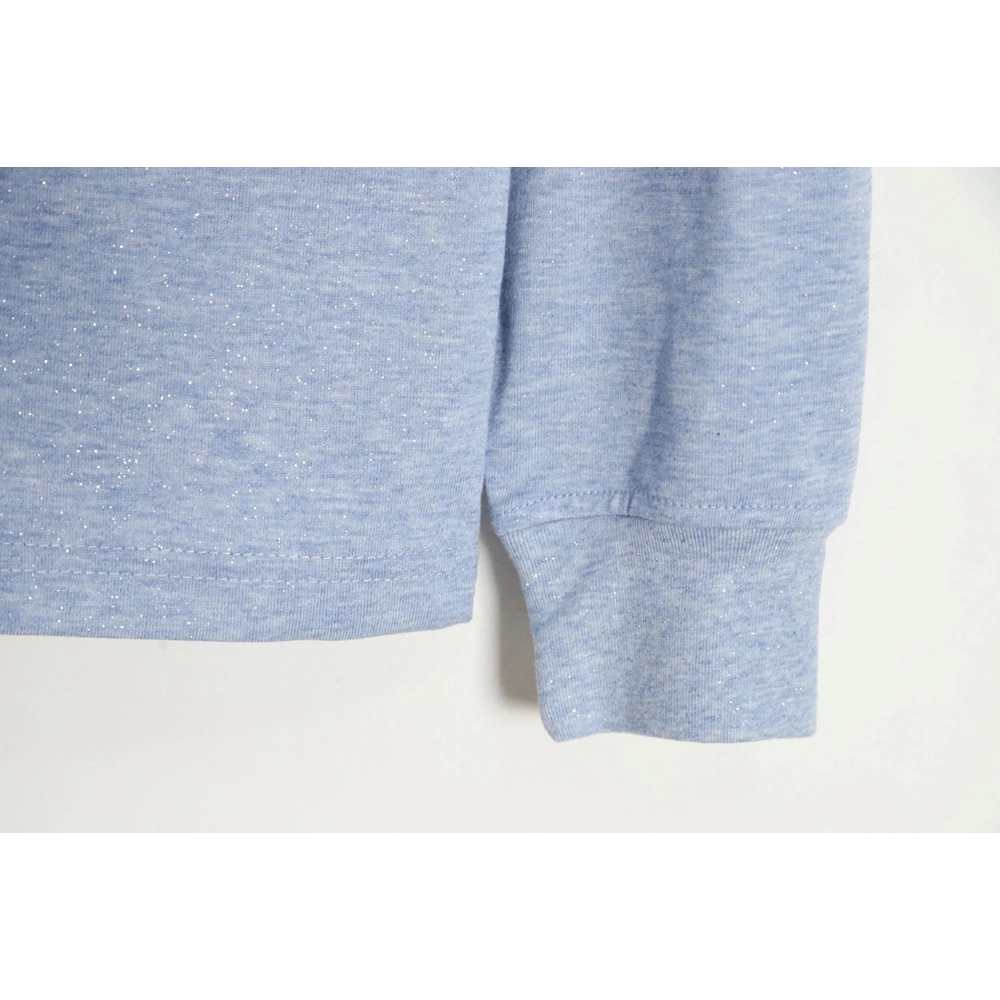 Discount Alexander Wang 23FW glitter long-sleeved T-shirt,All order with free shipping Discount Alexander Wang