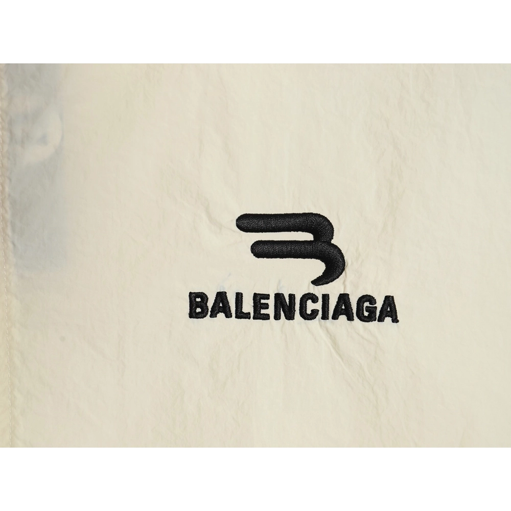 Balenciaga Zippered Logo Embroidered Long Sleeve Jacket,Balenciaga Jacket,Jacket,APPAREL