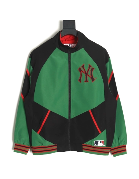 MLB Supreme cobrand Colorblock Jacket TSK1,MLB Jacket,Jacket,APPAREL