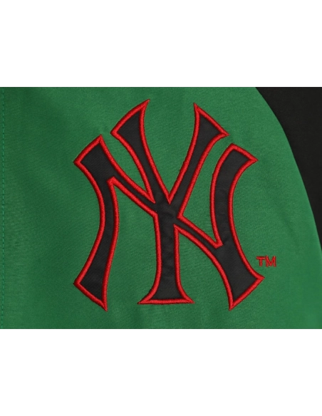 MLB Supreme cobrand Colorblock Jacket TSK1,MLB Jacket,Jacket,APPAREL