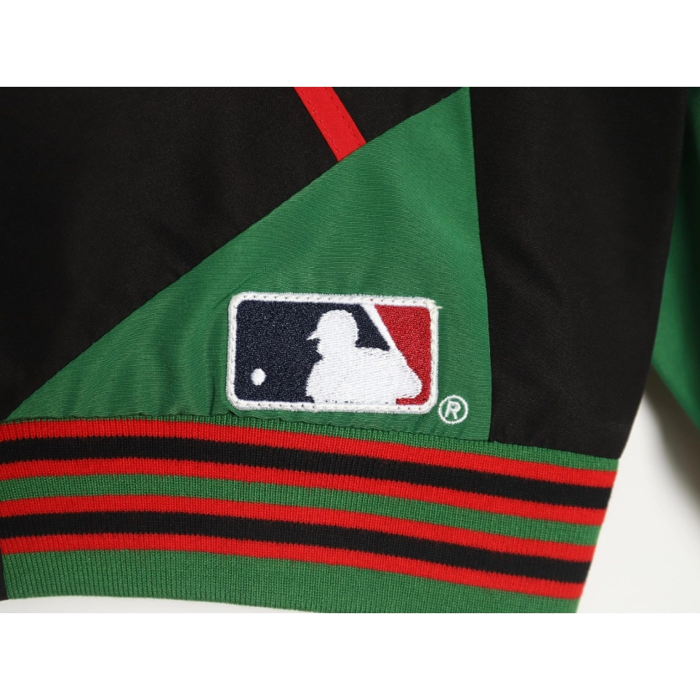 MLB Supreme cobrand Colorblock Jacket TSK1,MLB Jacket,Jacket,APPAREL