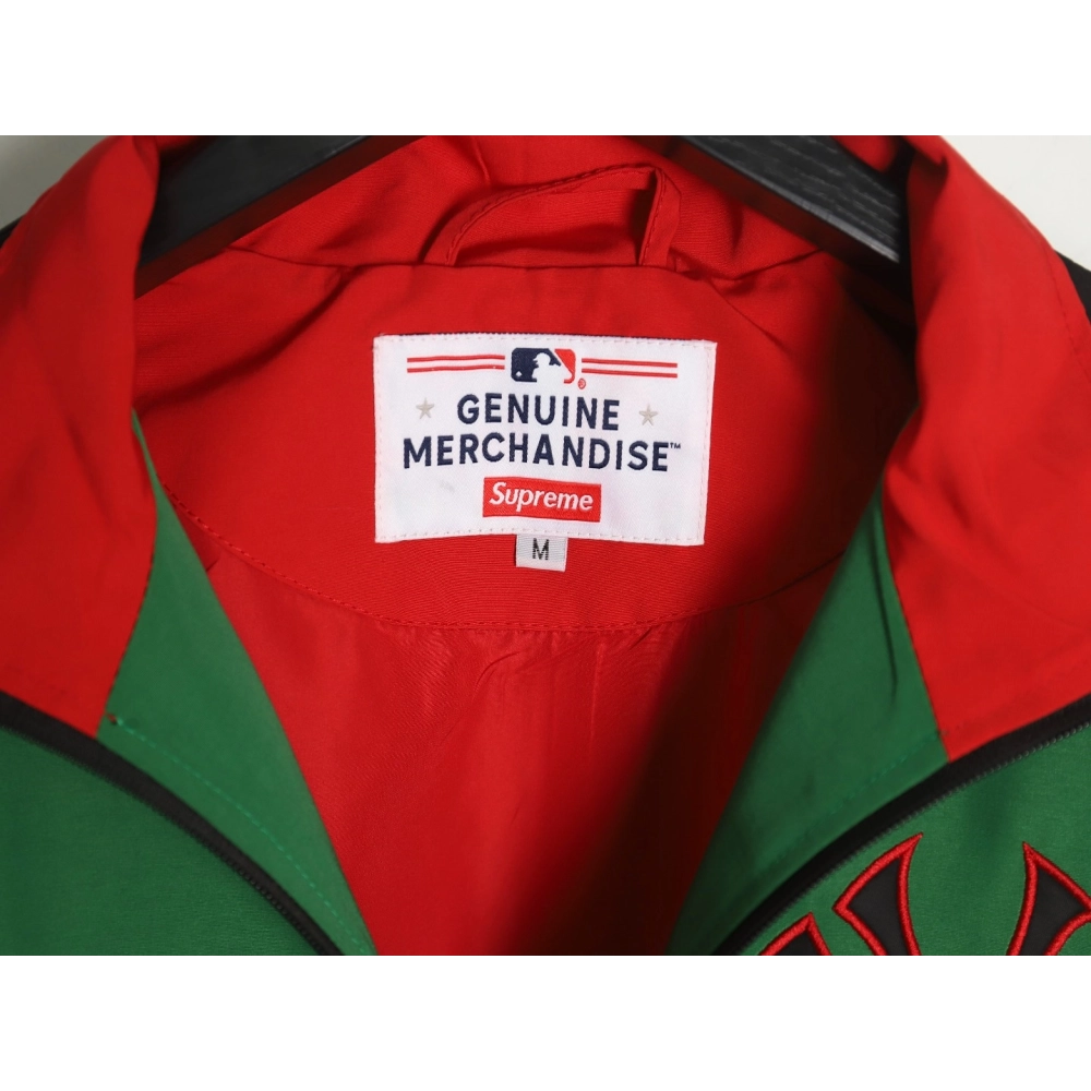 MLB Supreme cobrand Colorblock Jacket TSK1,MLB Jacket,Jacket,APPAREL