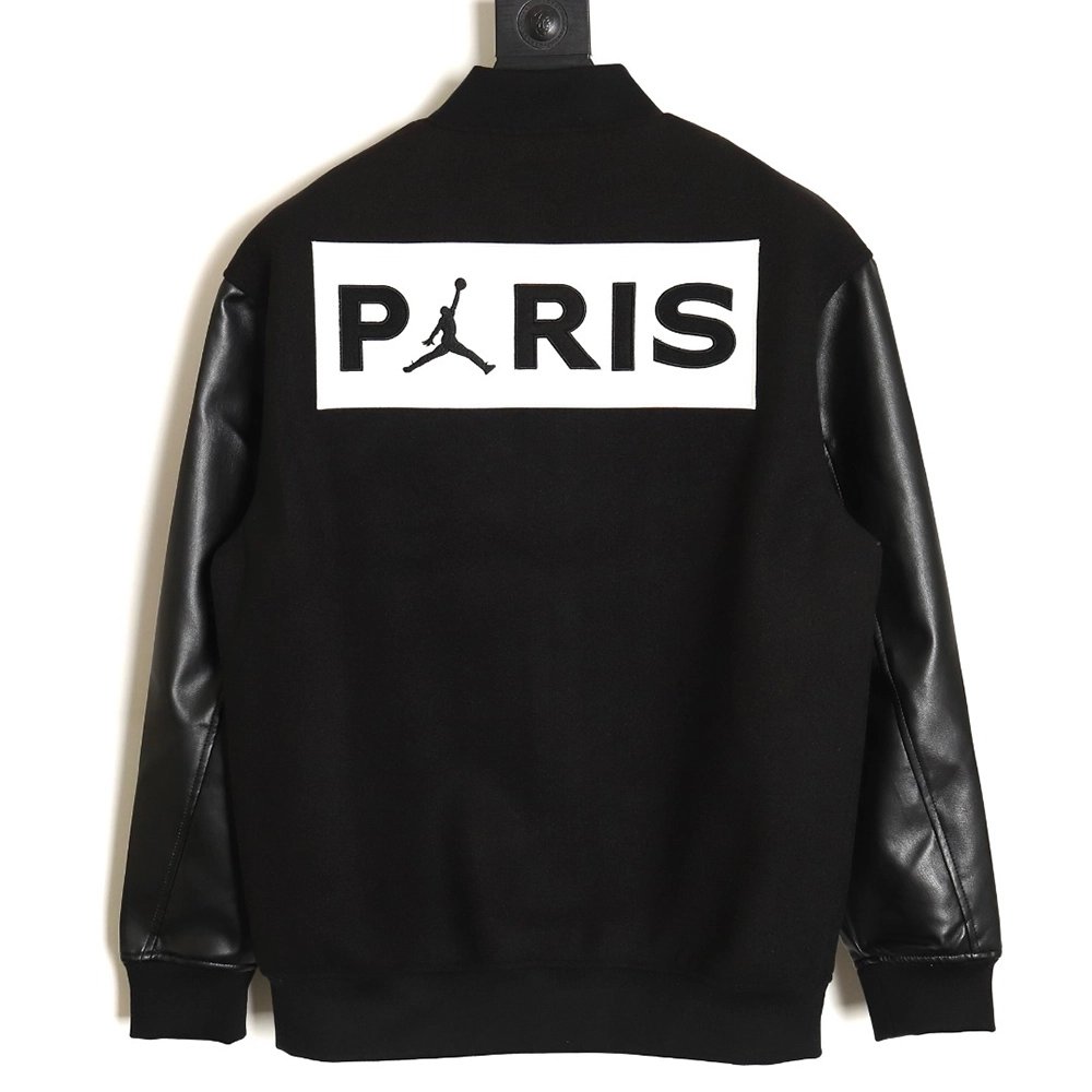 Air Jordan x Paris SaintGermain wool baseball jacket,Air Jordan Jacket,Jacket,APPAREL