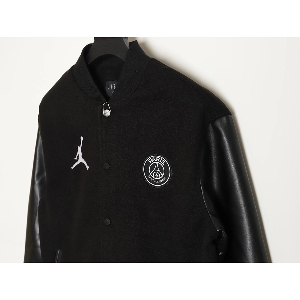 Air Jordan x Paris SaintGermain wool baseball jacket,Air Jordan Jacket,Jacket,APPAREL