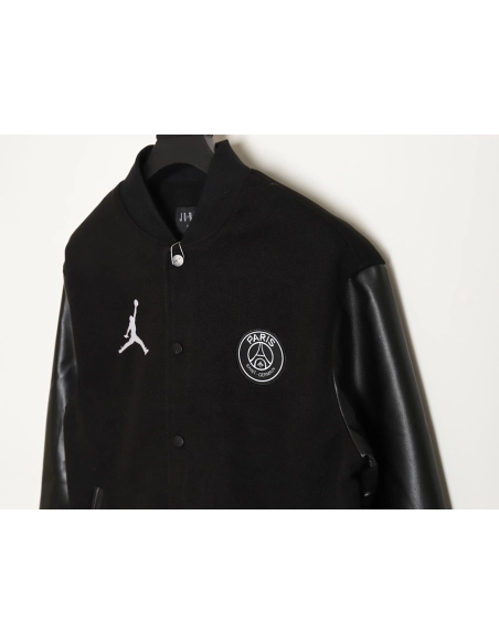 Air Jordan x Paris SaintGermain wool baseball jacket,Air Jordan Jacket,Jacket,APPAREL