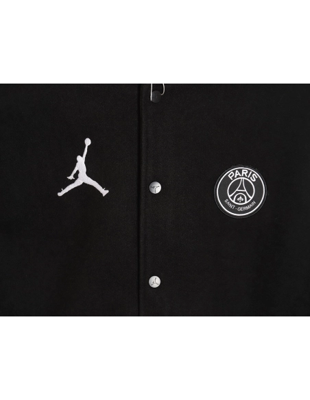 Air Jordan x Paris SaintGermain wool baseball jacket,Air Jordan Jacket,Jacket,APPAREL