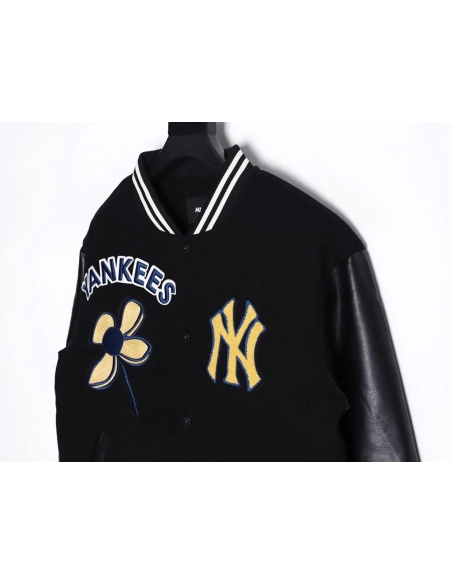 MLB logo embroidered vintage baseball jacket,MLB Jacket,Jacket,APPAREL