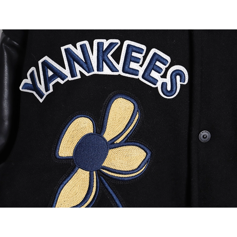 MLB logo embroidered vintage baseball jacket,MLB Jacket,Jacket,APPAREL