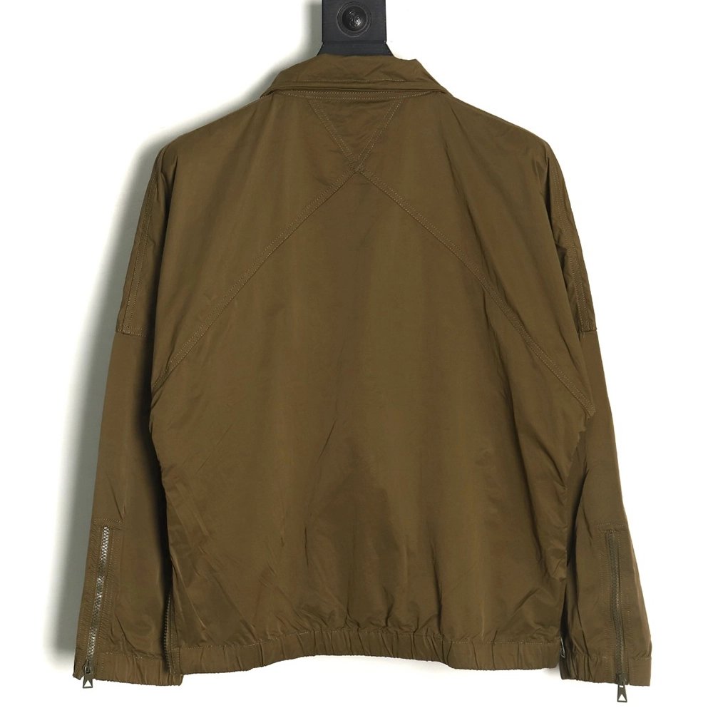 Bottega Veneta Nylon Stand Collar Jacket,Bottega Veneta Jacket,Jacket,APPAREL
