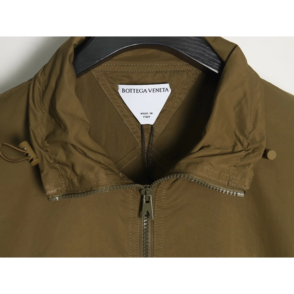 Bottega Veneta Nylon Stand Collar Jacket,Bottega Veneta Jacket,Jacket,APPAREL