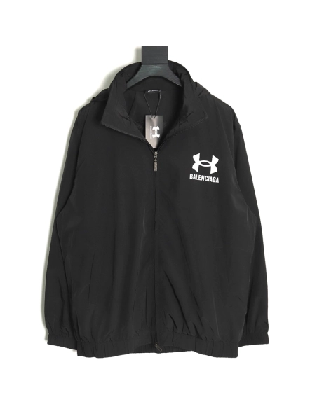 Balenciaga cobranded sports jacket trench coat,Balenciaga Jacket,Jacket,APPAREL