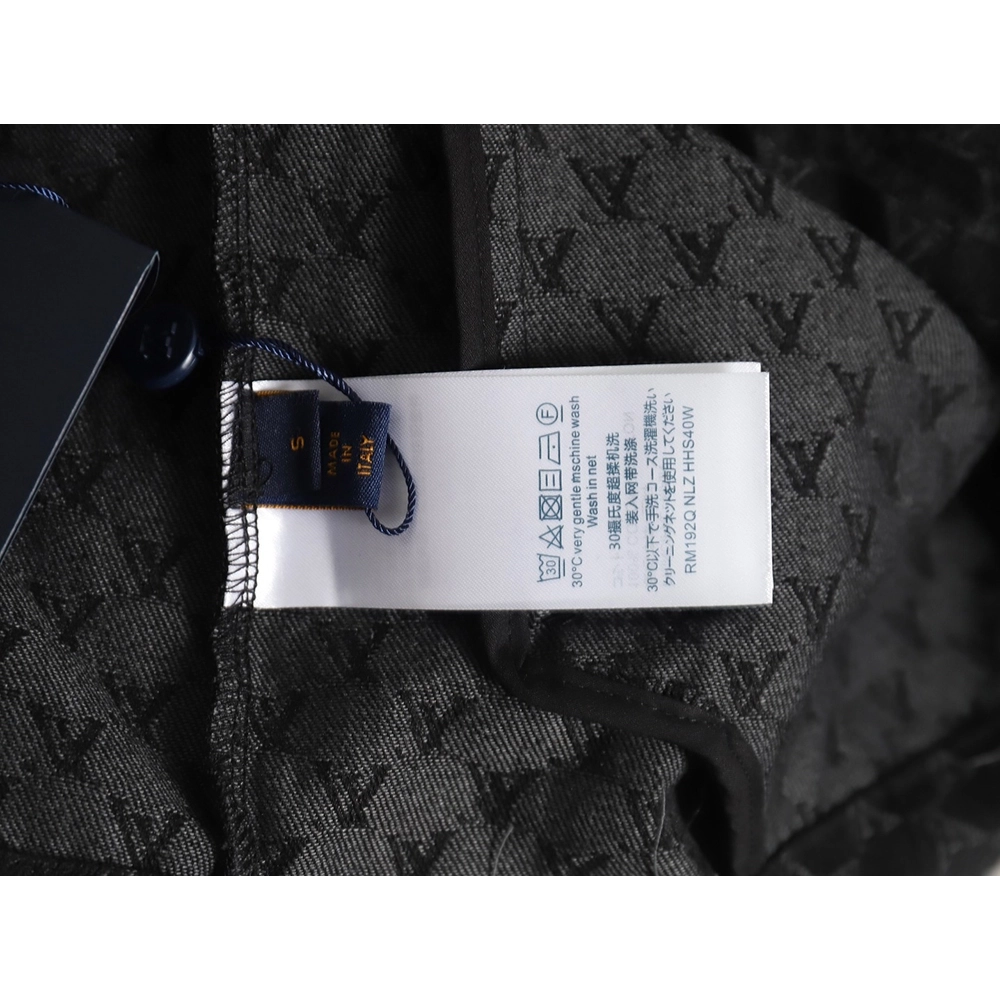 Louis Vuitton All Over Print Jacquard Coat Casual Jacket,Louis Vuitton Jacket,Jacket,APPAREL