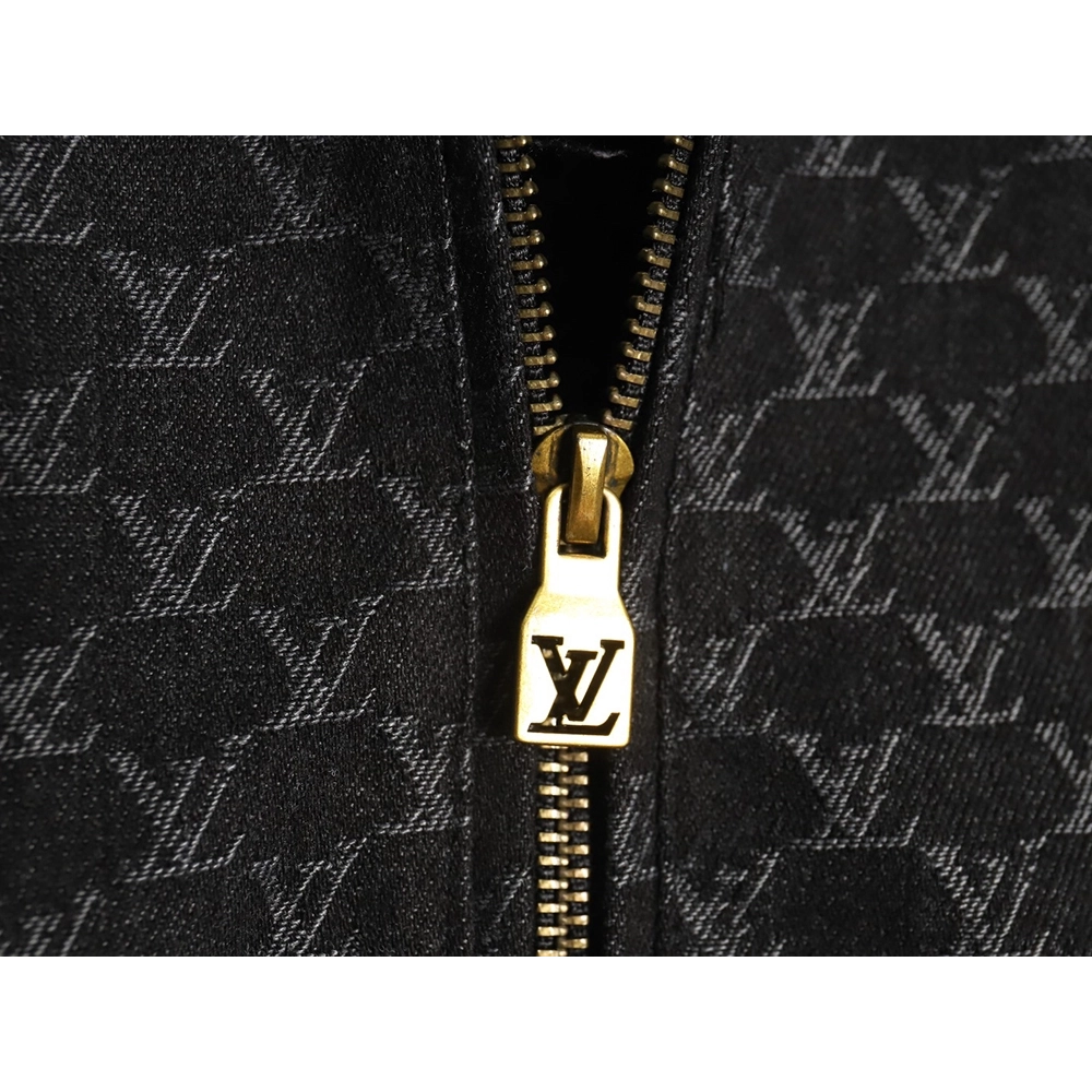 Louis Vuitton All Over Print Jacquard Coat Casual Jacket,Louis Vuitton Jacket,Jacket,APPAREL