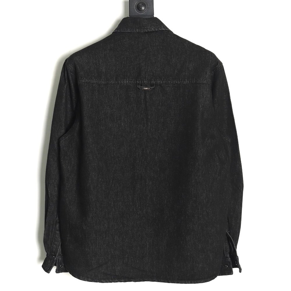 Louis vuitton pocket embossed denim jacket shirt,Louis Vuitton Jacket,Jacket,APPAREL
