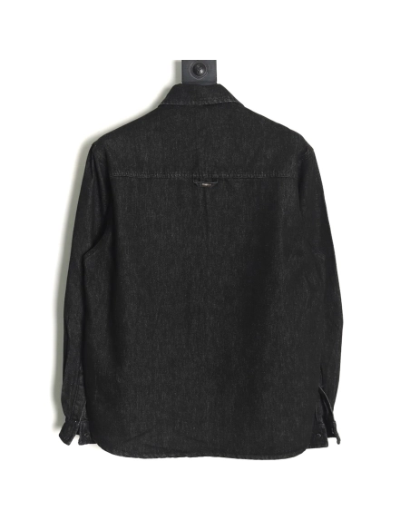 Louis vuitton pocket embossed denim jacket shirt,Louis Vuitton Jacket,Jacket,APPAREL