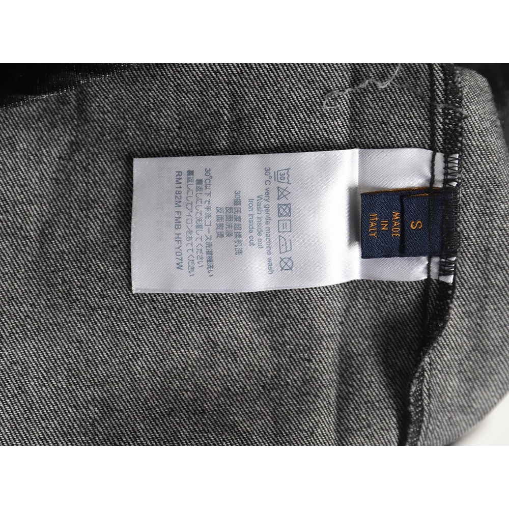 Louis vuitton pocket embossed denim jacket shirt,Louis Vuitton Jacket,Jacket,APPAREL