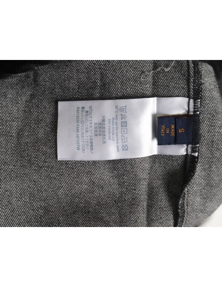 Louis vuitton pocket embossed denim jacket shirt,Louis Vuitton Jacket,Jacket,APPAREL