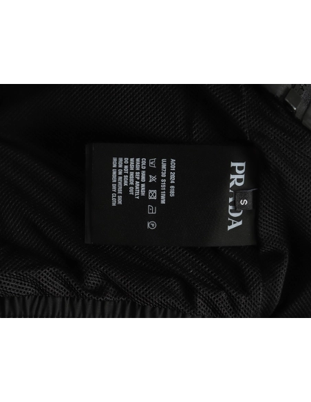 Prada Embroidered Logo ZipUp Jacket TSK1,Prada Jacket,Jacket,APPAREL