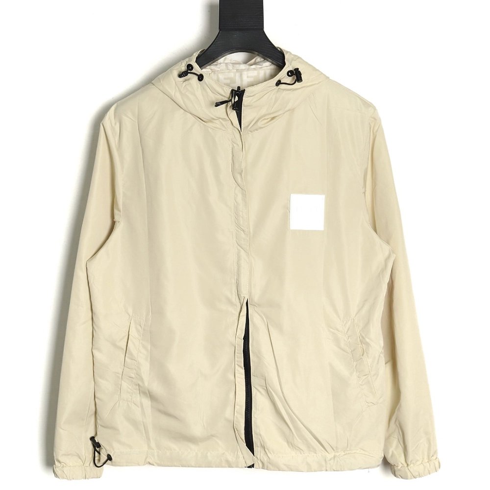 Fendi FF reversible nylon jacket with hood,Fendi Jacket,Jacket,APPAREL