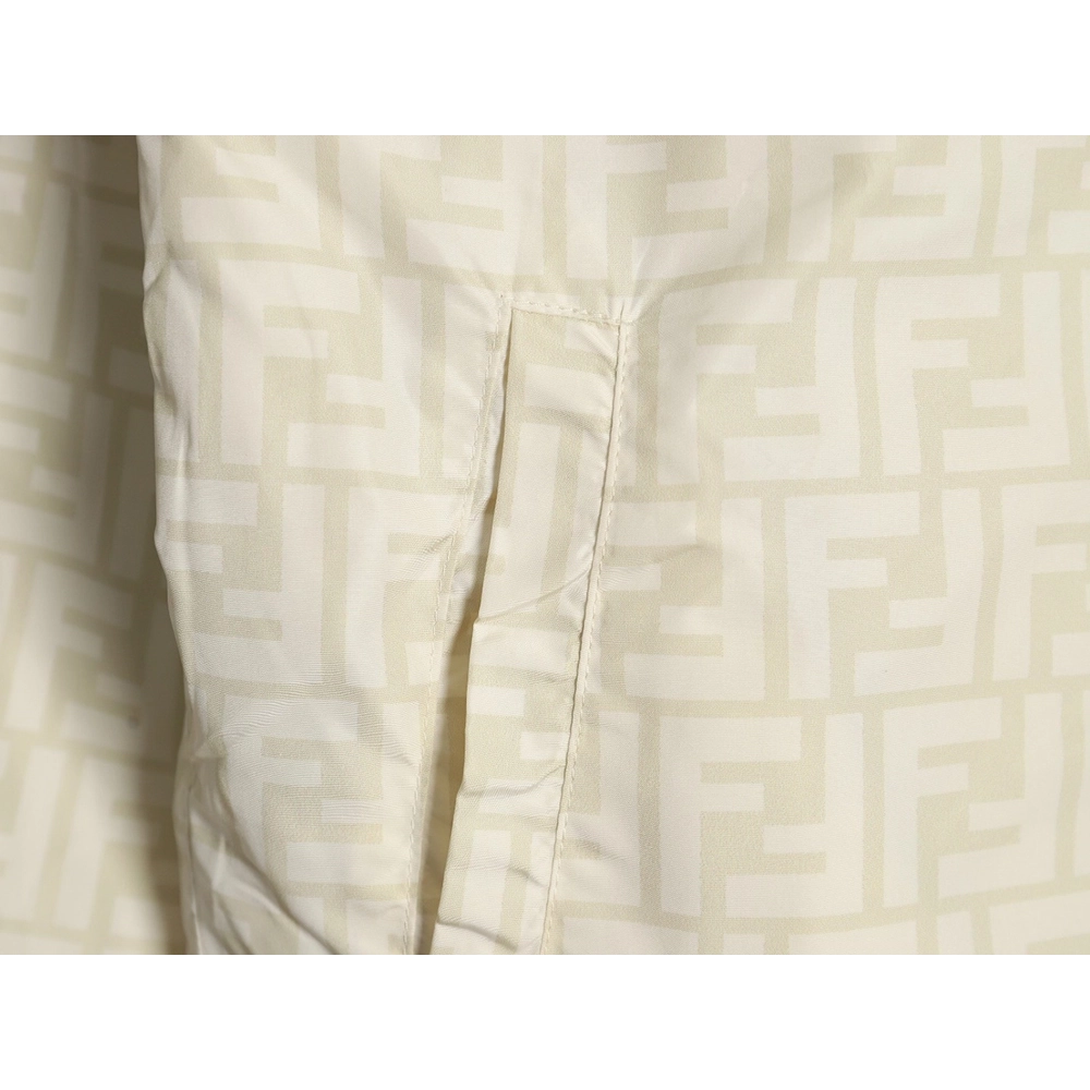 Fendi FF reversible nylon jacket with hood,Fendi Jacket,Jacket,APPAREL