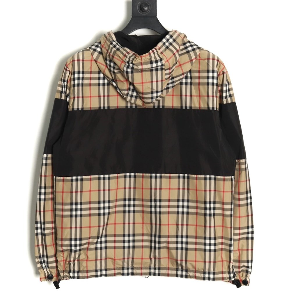 Burberry patchwork small check doublefaced jacket,Burberry Jacket,Jacket,APPAREL