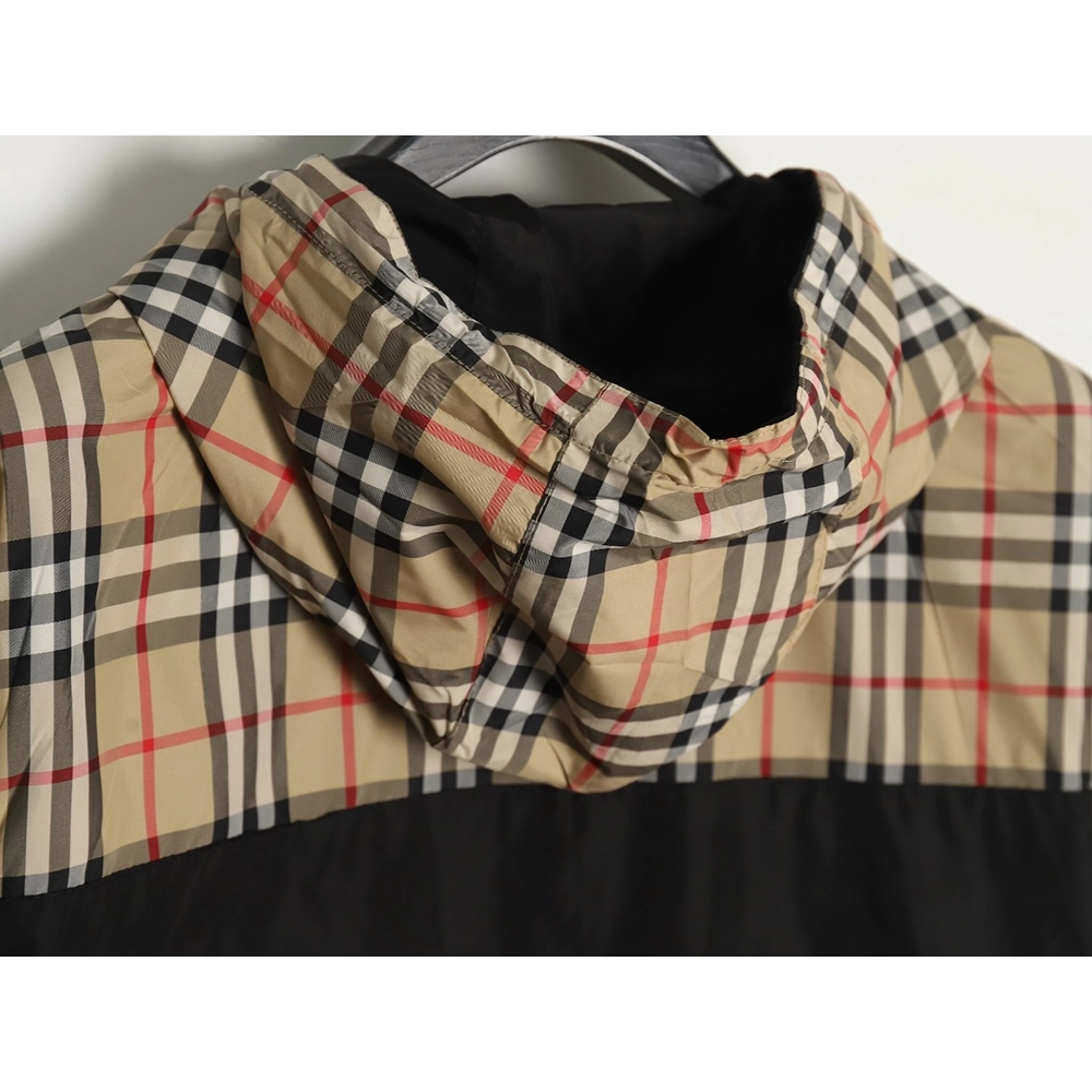 Burberry patchwork small check doublefaced jacket,Burberry Jacket,Jacket,APPAREL